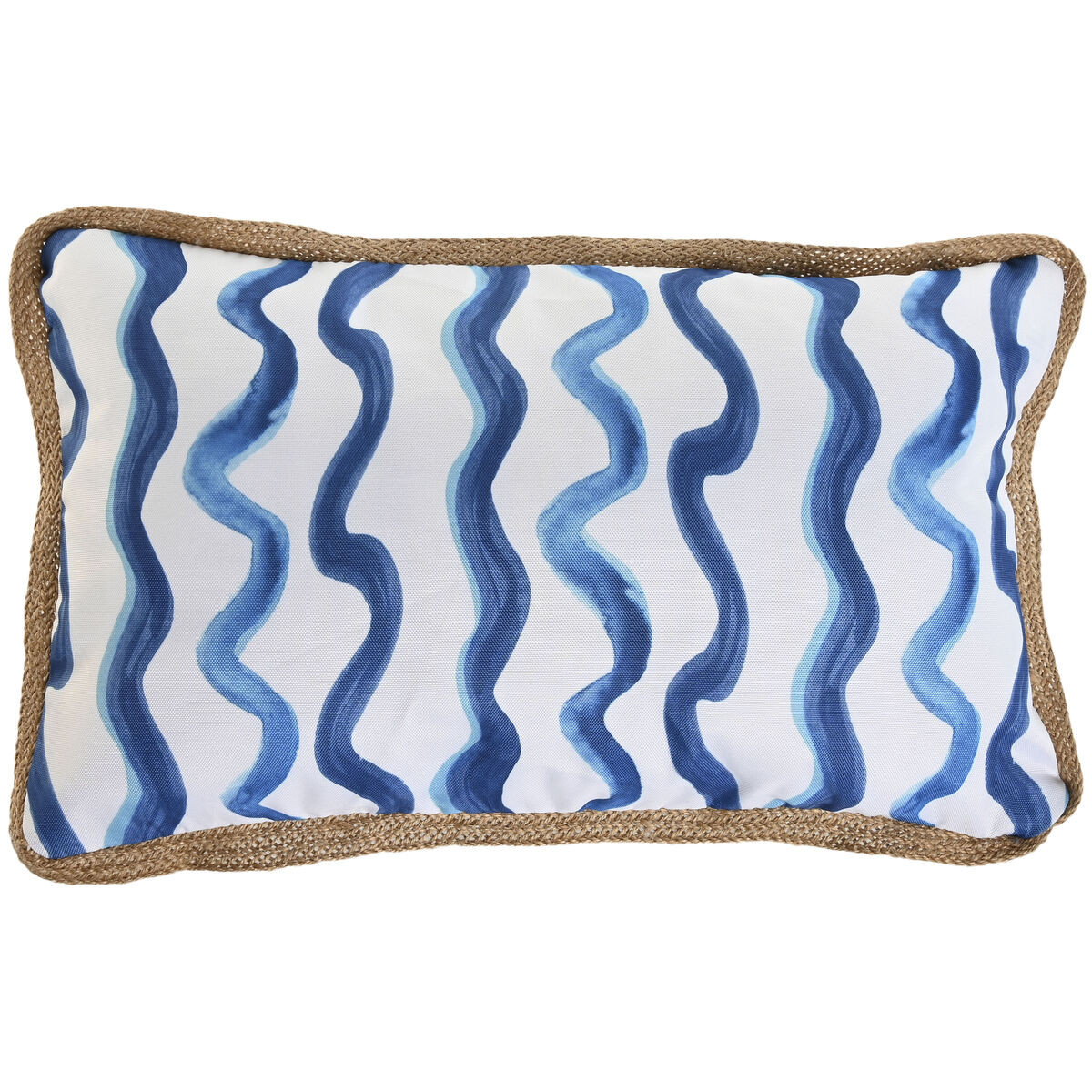 Kudde Home ESPRIT Blå Vit 50 x 30 cm