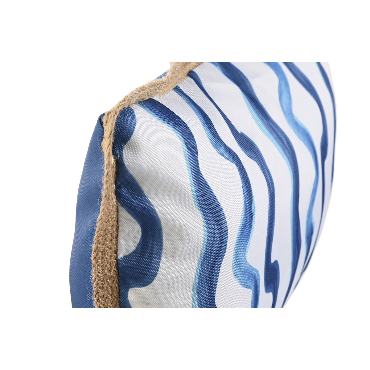 Kudde Home ESPRIT Blå Vit 50 x 30 cm - 2