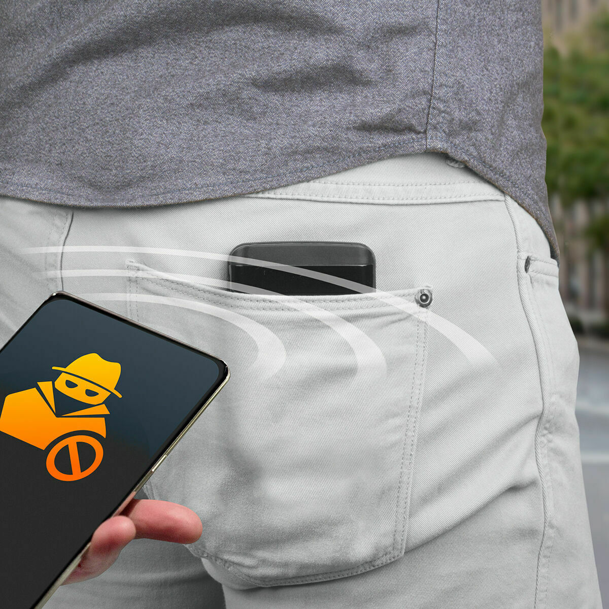 RFID-blockerande korthållare med powerbank InnovaGoods (Renoverade A) - 3