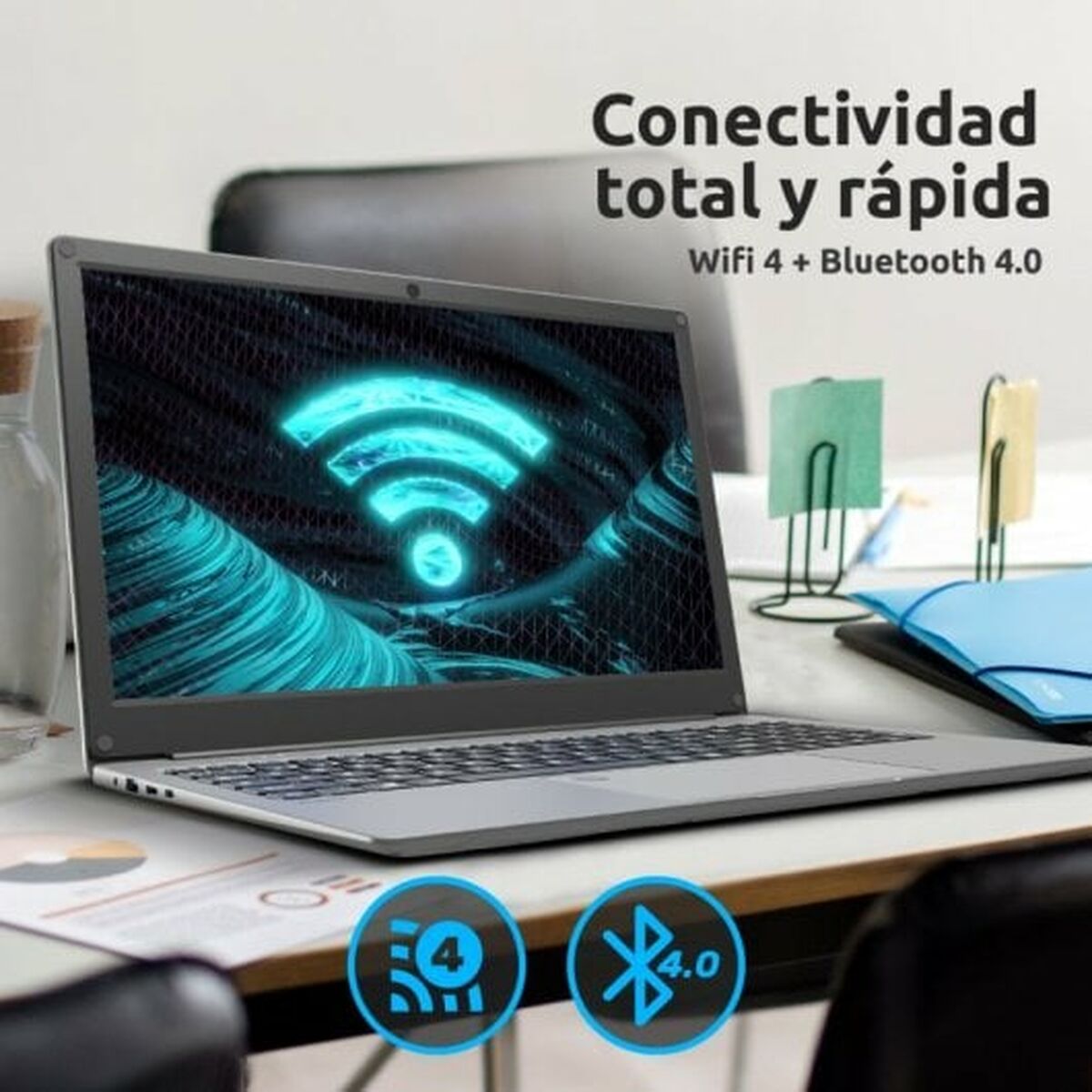 Bärbar dator Alurin Go Start 15,6" Intel Celeron N4020 8 GB RAM 256 GB SSD - 5