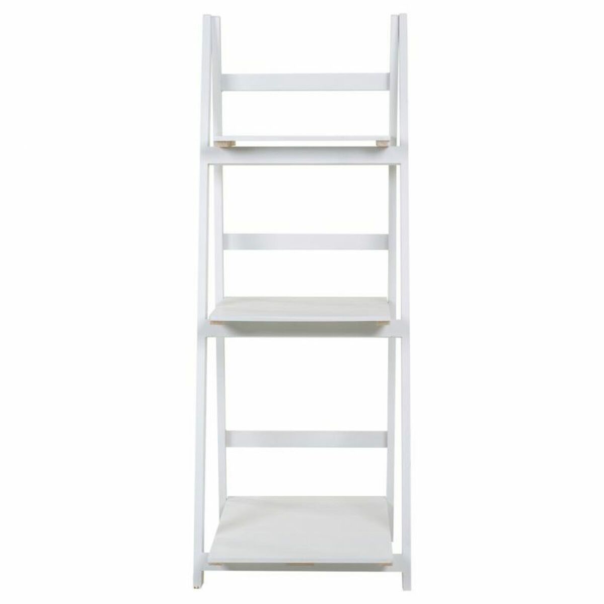 Bokhylla Alexandra House Living Vit Paulowniaträ Trä MDF 38 x 115 x 41 cm Trappa - 2