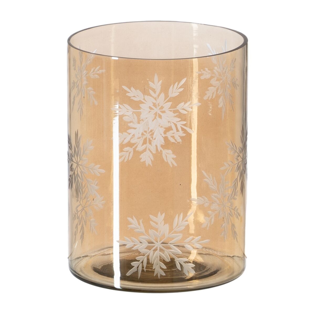 Ljusstakar Brun Glas Ø 15 cm 15 x 15 x 20 cm