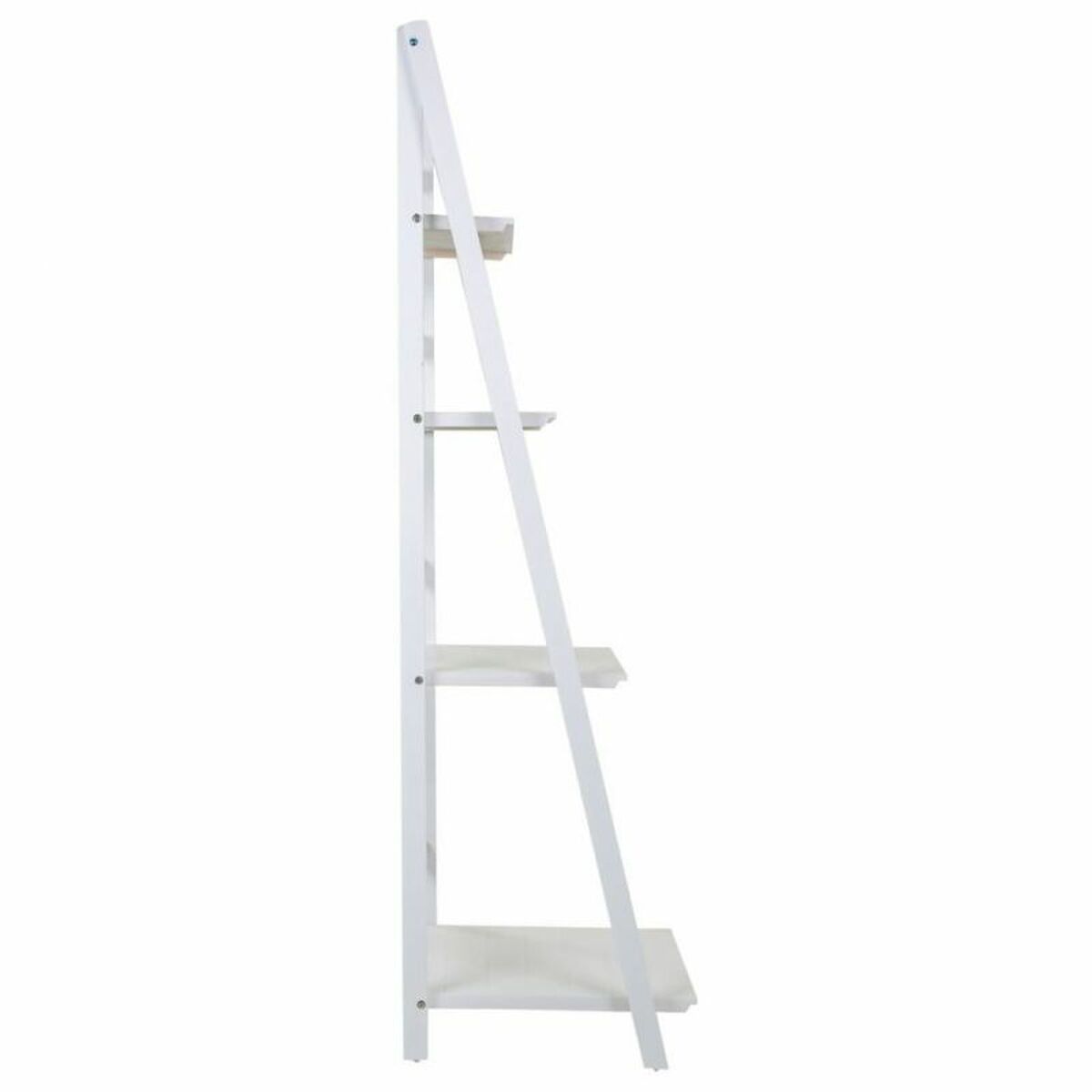 Bokhylla Alexandra House Living Vit Paulowniaträ Trä MDF 38 x 150 x 41 cm Trappa - 3
