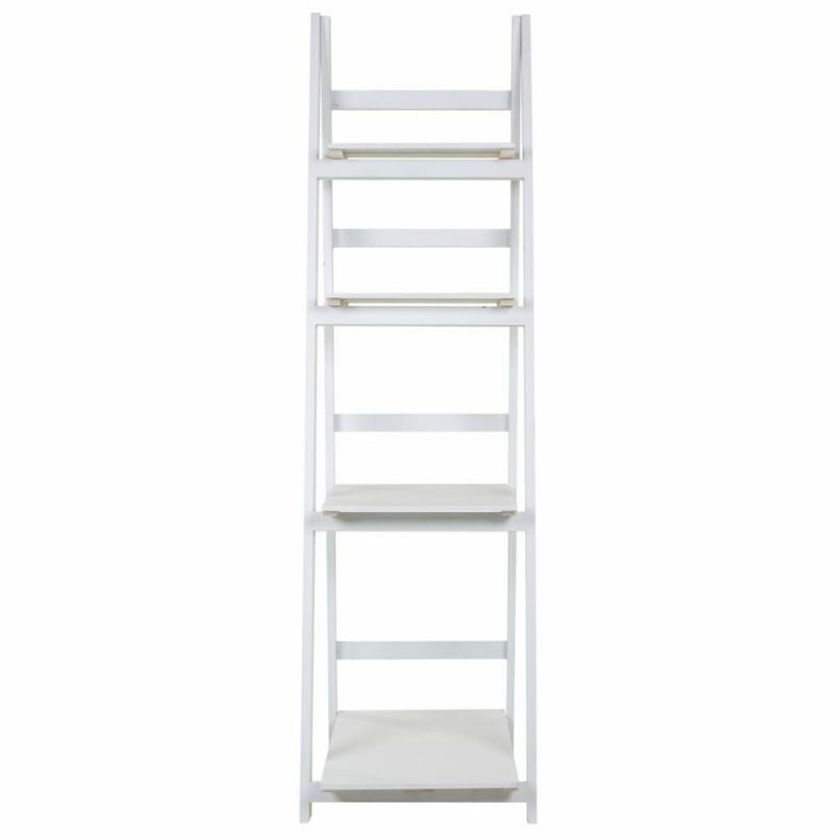 Bokhylla Alexandra House Living Vit Paulowniaträ Trä MDF 38 x 150 x 41 cm Trappa - 2