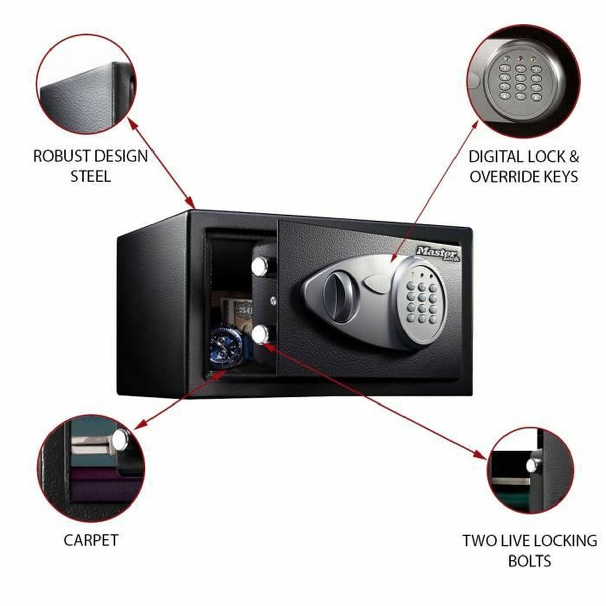 Kassaskåp Master Lock X041ML - 4