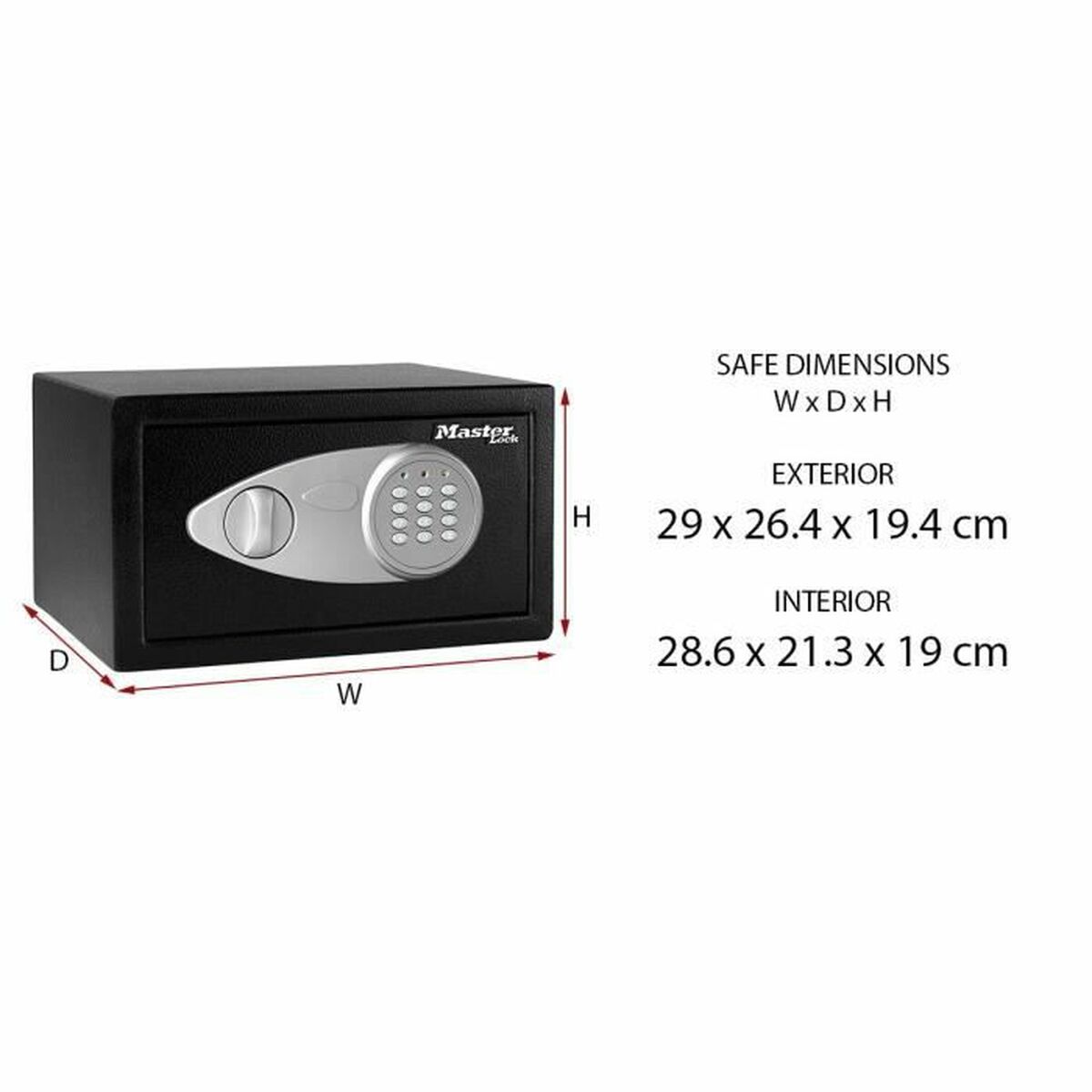 Kassaskåp Master Lock X041ML - 5