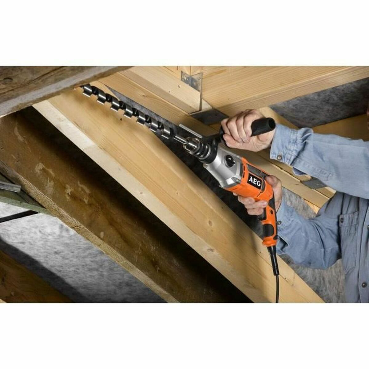 Hammarborr AEG SB2E1100RV 1100 W 3000 rpm 18 V - 3
