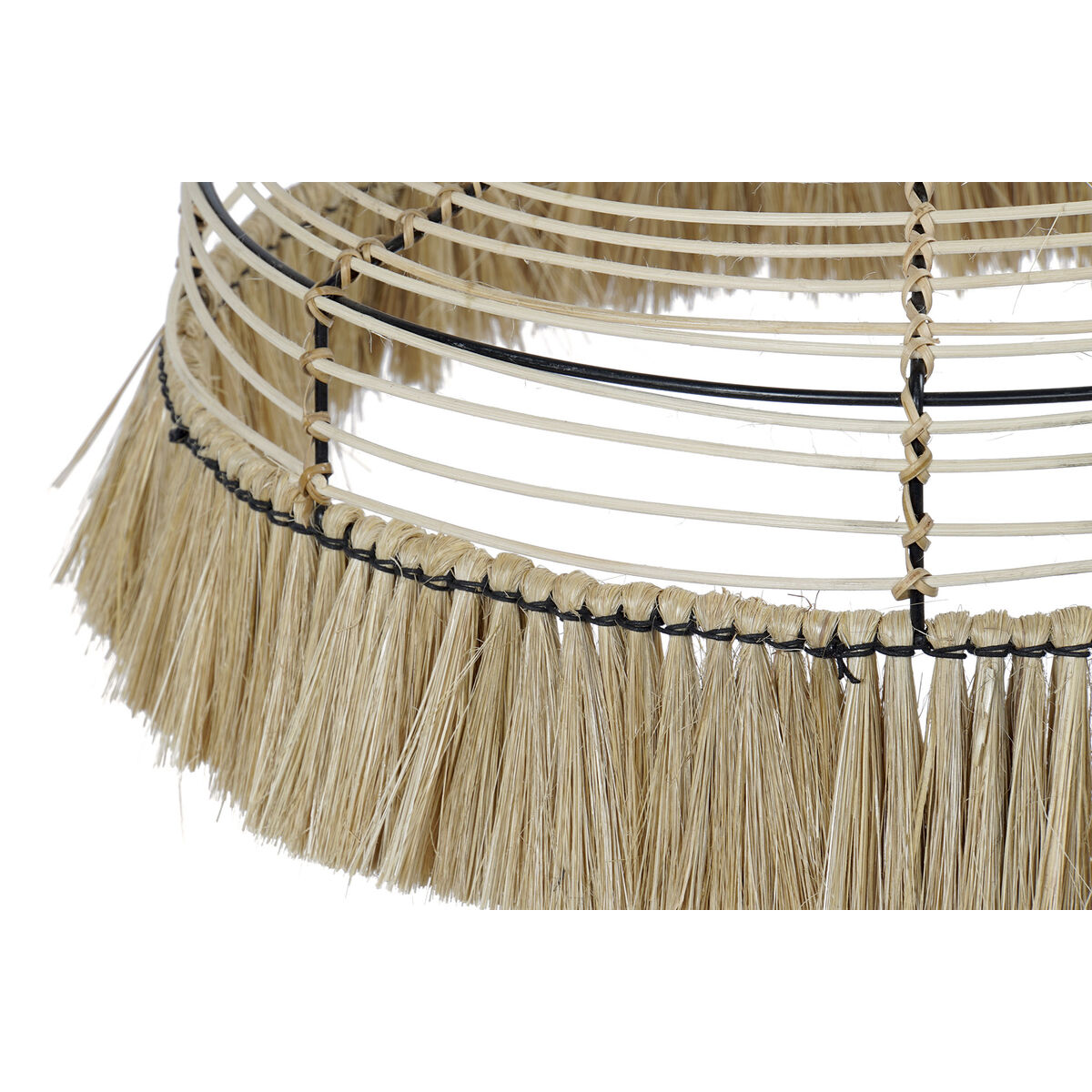 Taklampa DKD Home Decor Naturell Metall 40 W Jute (45 x 45 x 36 cm) - 11