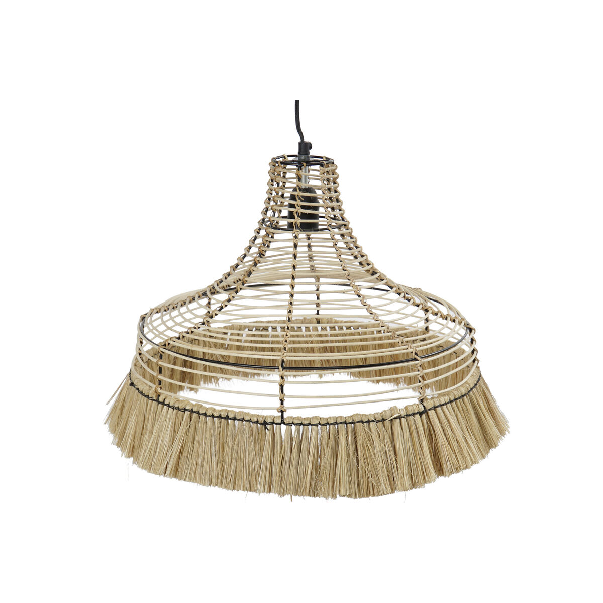 Taklampa DKD Home Decor Naturell Metall 40 W Jute (45 x 45 x 36 cm) - 4