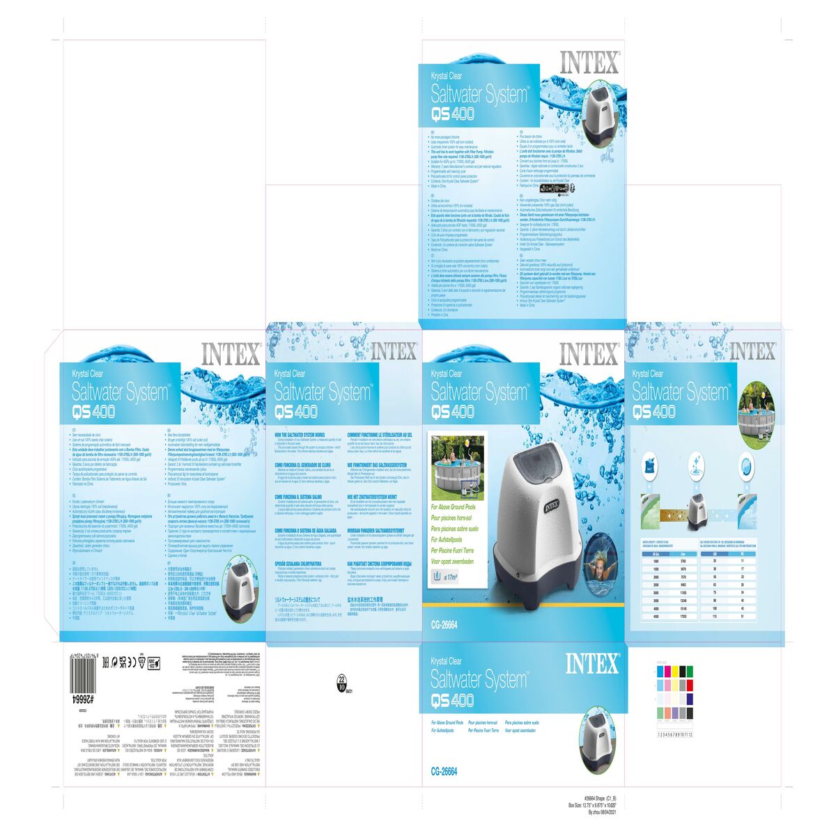 Saltkloreringssystem Intex Krystal Clear - 6