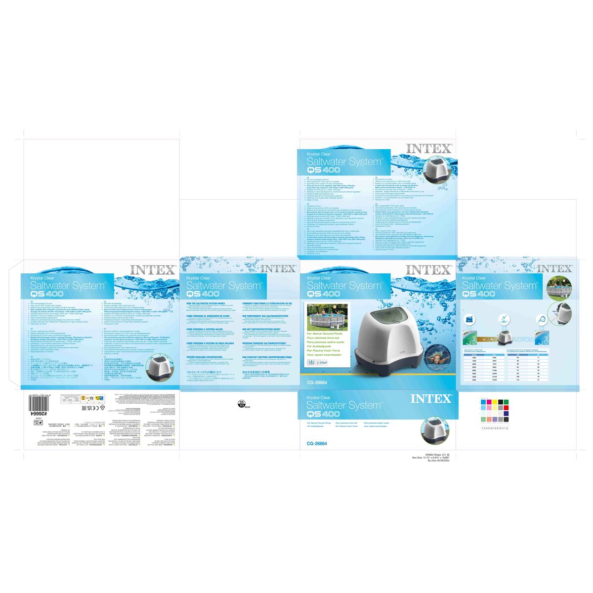 Saltkloreringssystem Intex Krystal Clear - 11