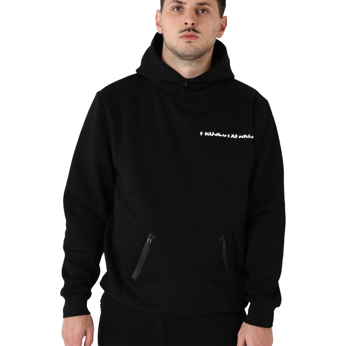 Tröja med huva Herr Project X Paris PROJECT SWEAD&HOODIE 2522062 BK Svart