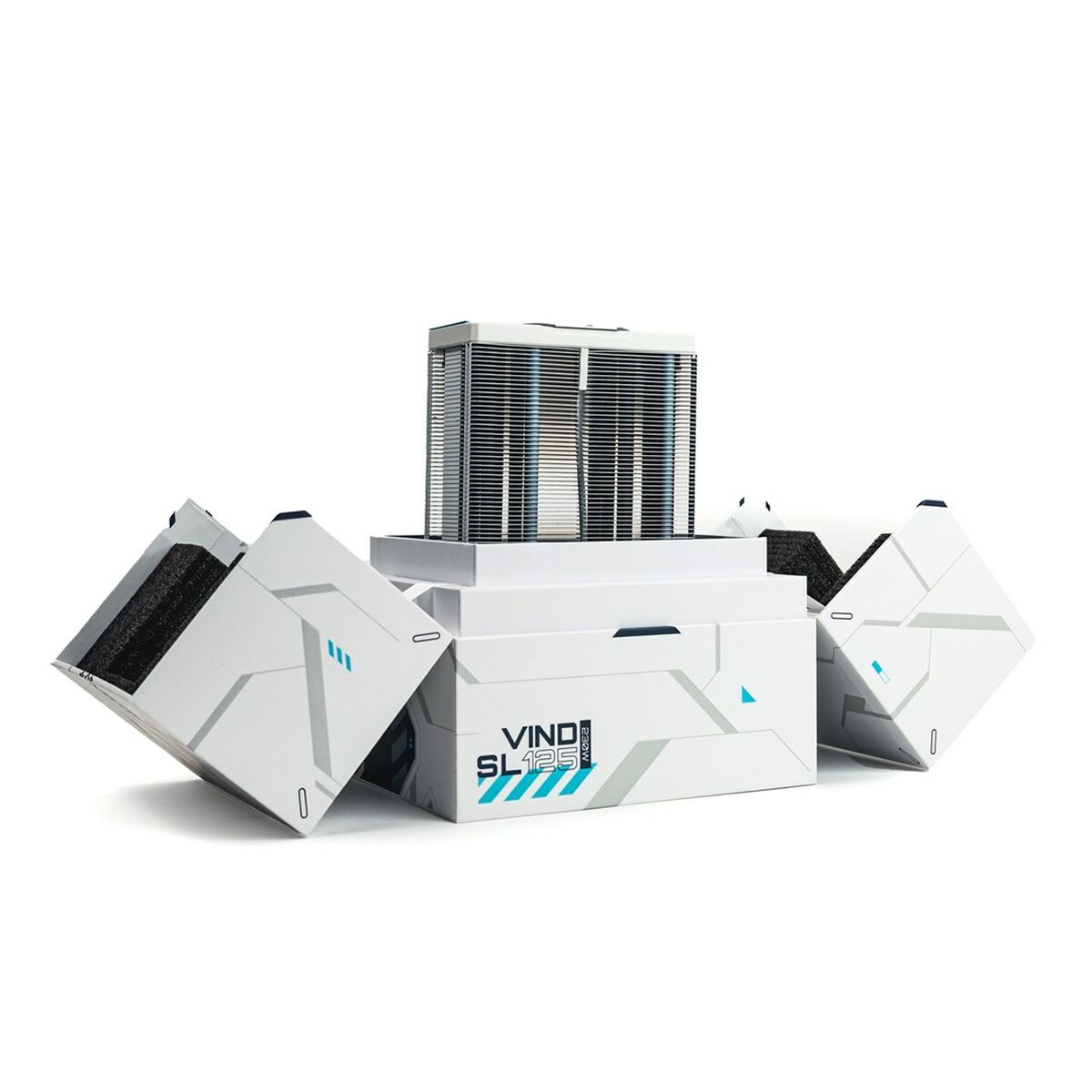CPU-fläkt Valkyrie VK-AIRSL125W - 3