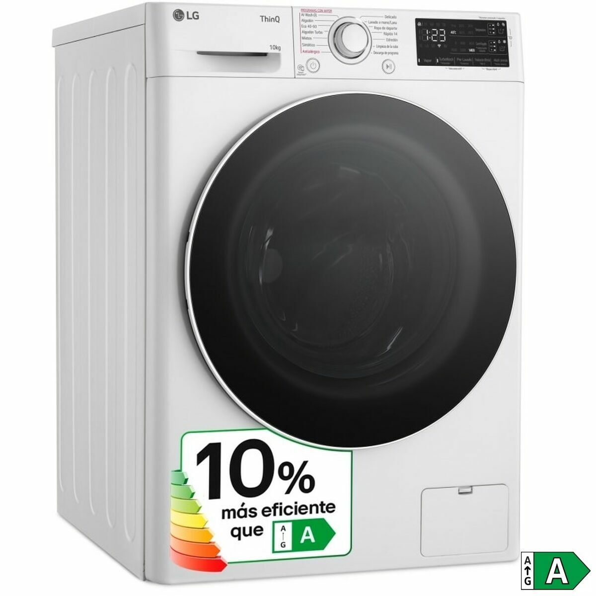 Tvättmaskin LG F4WR5510A0W 60 cm 1400 rpm 10 kg - 2