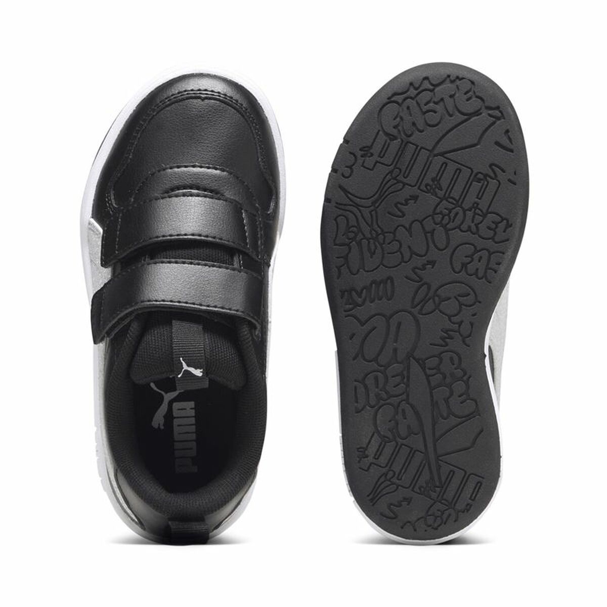 Sportskor Casual Barn Puma Multiflex Glitz Svart - 3
