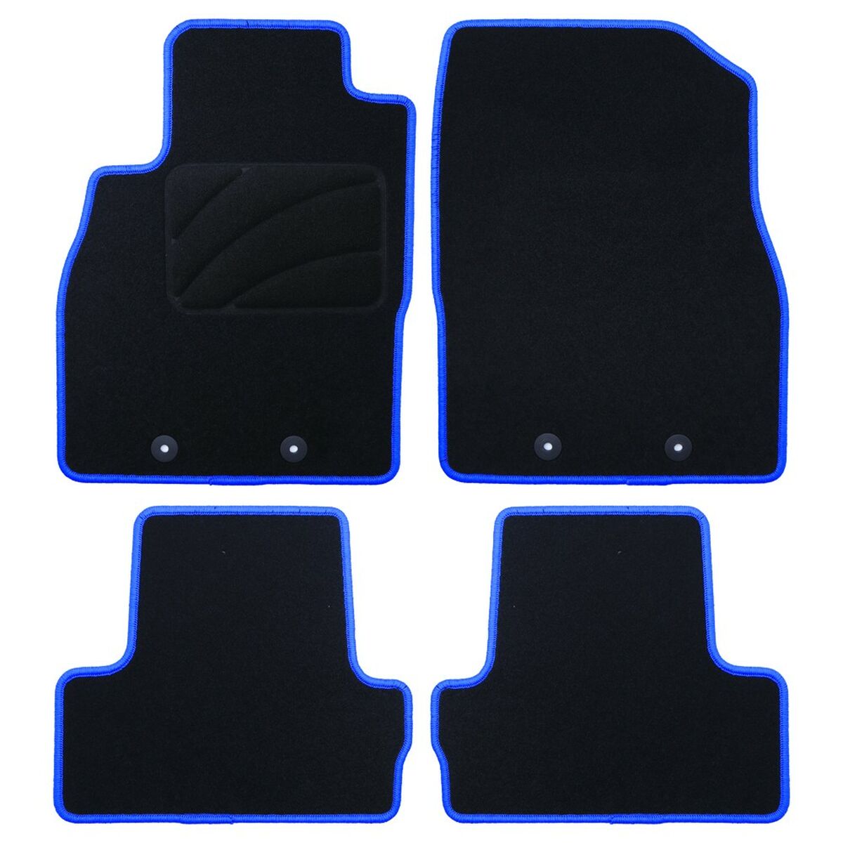 Set med bilgolvmattor OCC Motorsport OCCOP0003BL OPEL Ampera 5 Delar