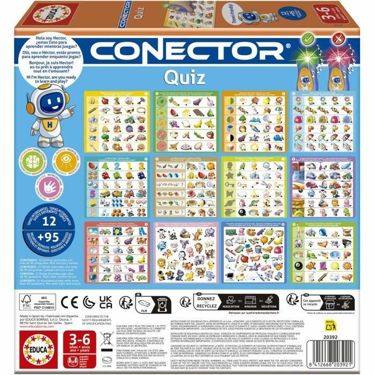 Utbildningsspel Educa Conector Quiz - 3