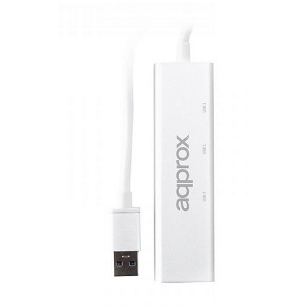 Nätadapter approx! APPC07GHUB LAN 10/100/1000 USB 3.0 Grå - 2