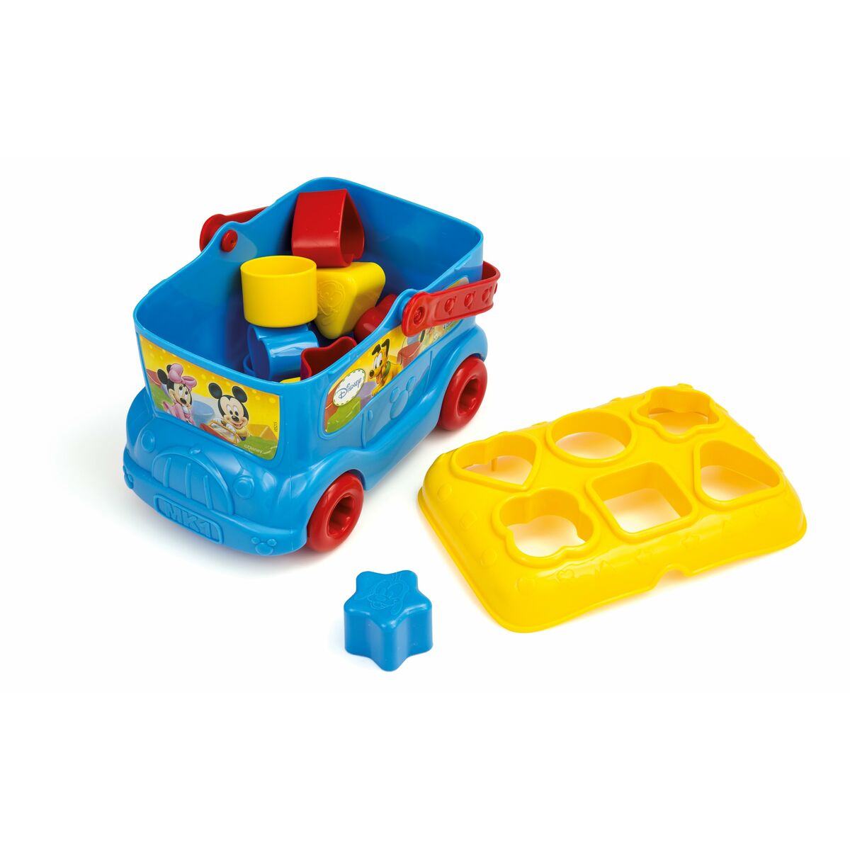 Interaktiv leksak för småbarn Clementoni The Mickey Mouse Bus 9 Delar - 2