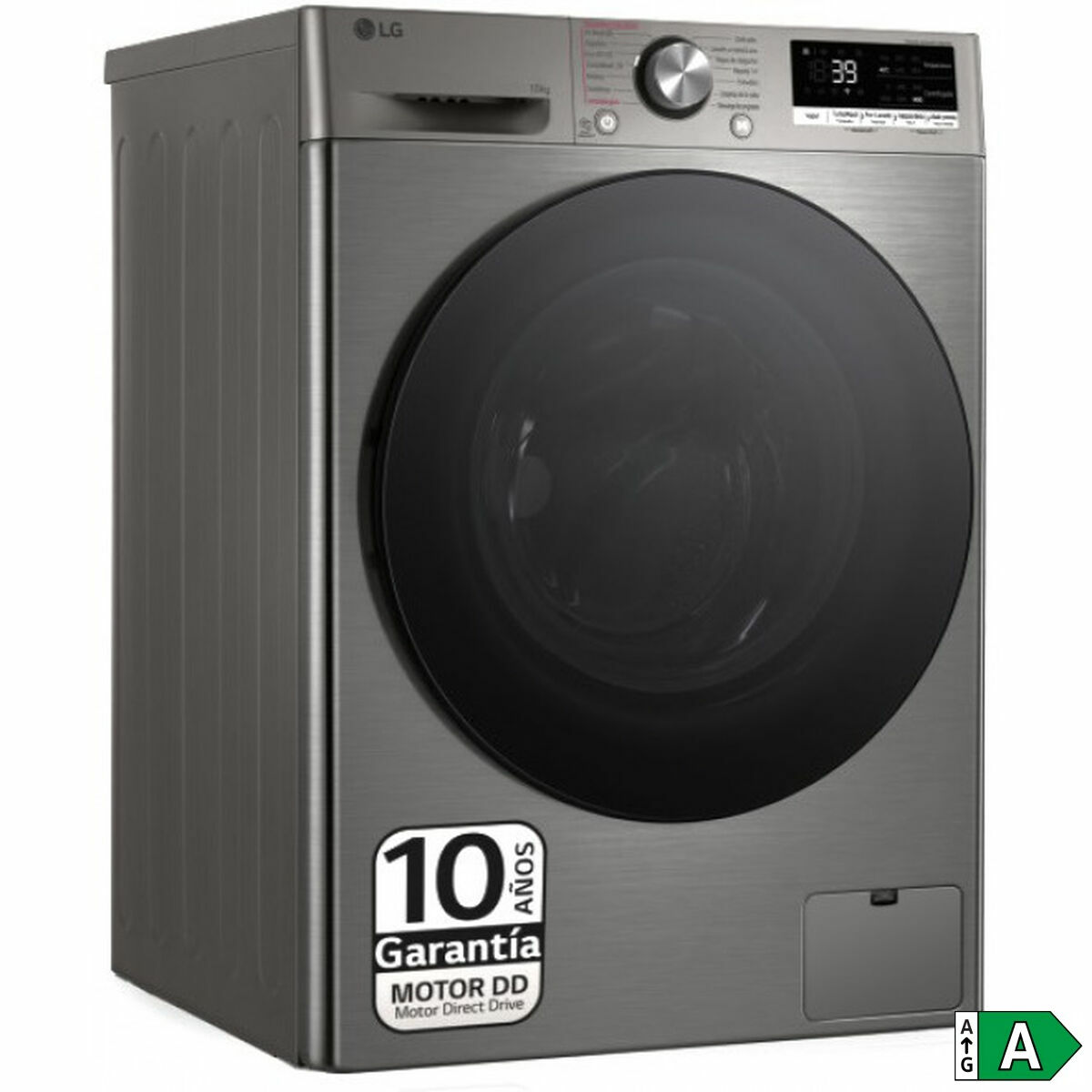 Tvättmaskin LG F4WR7010AGS 60 cm 1400 rpm 10 kg - 2