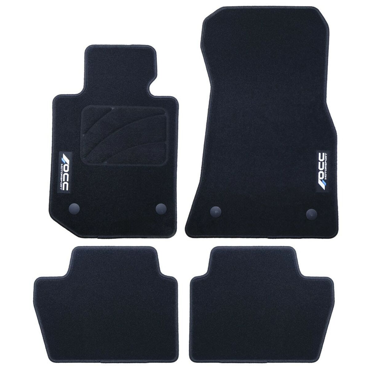 Set med bilgolvmattor OCC Motorsport OCCBW0070LOG BMW G22 Serie 4 Coupe 5 Delar