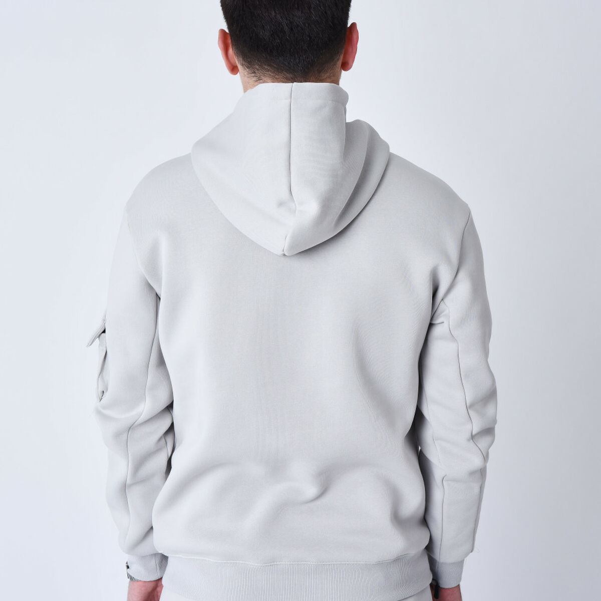 Tröja med huva Herr Project X Paris PROJECT SWEAD&HOODIE 2522058 LS Grå - 3