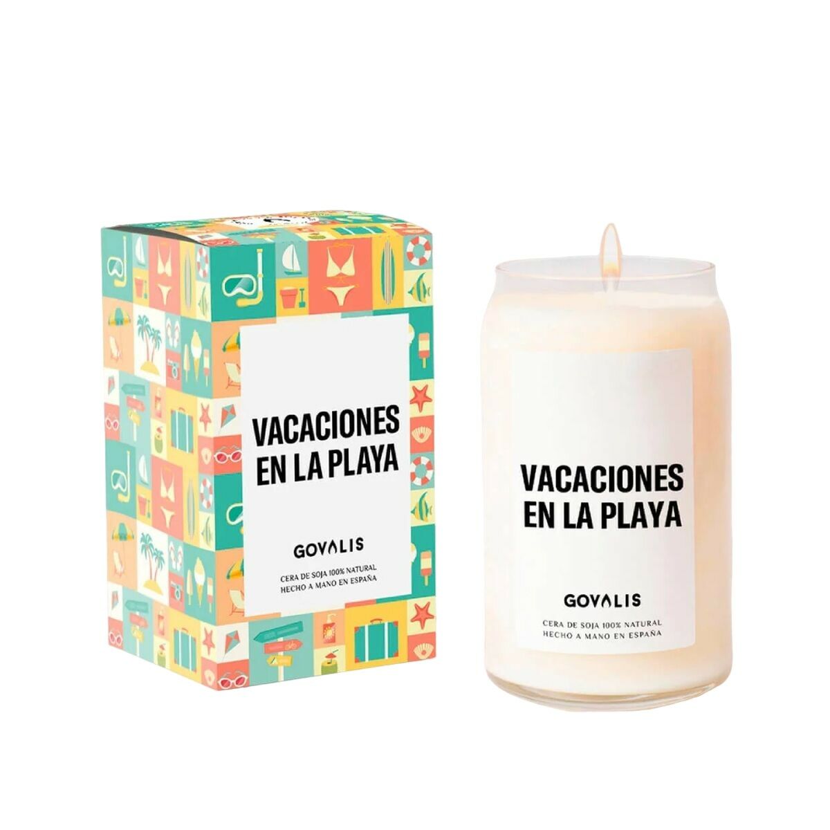 Doftljus GOVALIS Vacaciones en la Playa (500 g) - 2
