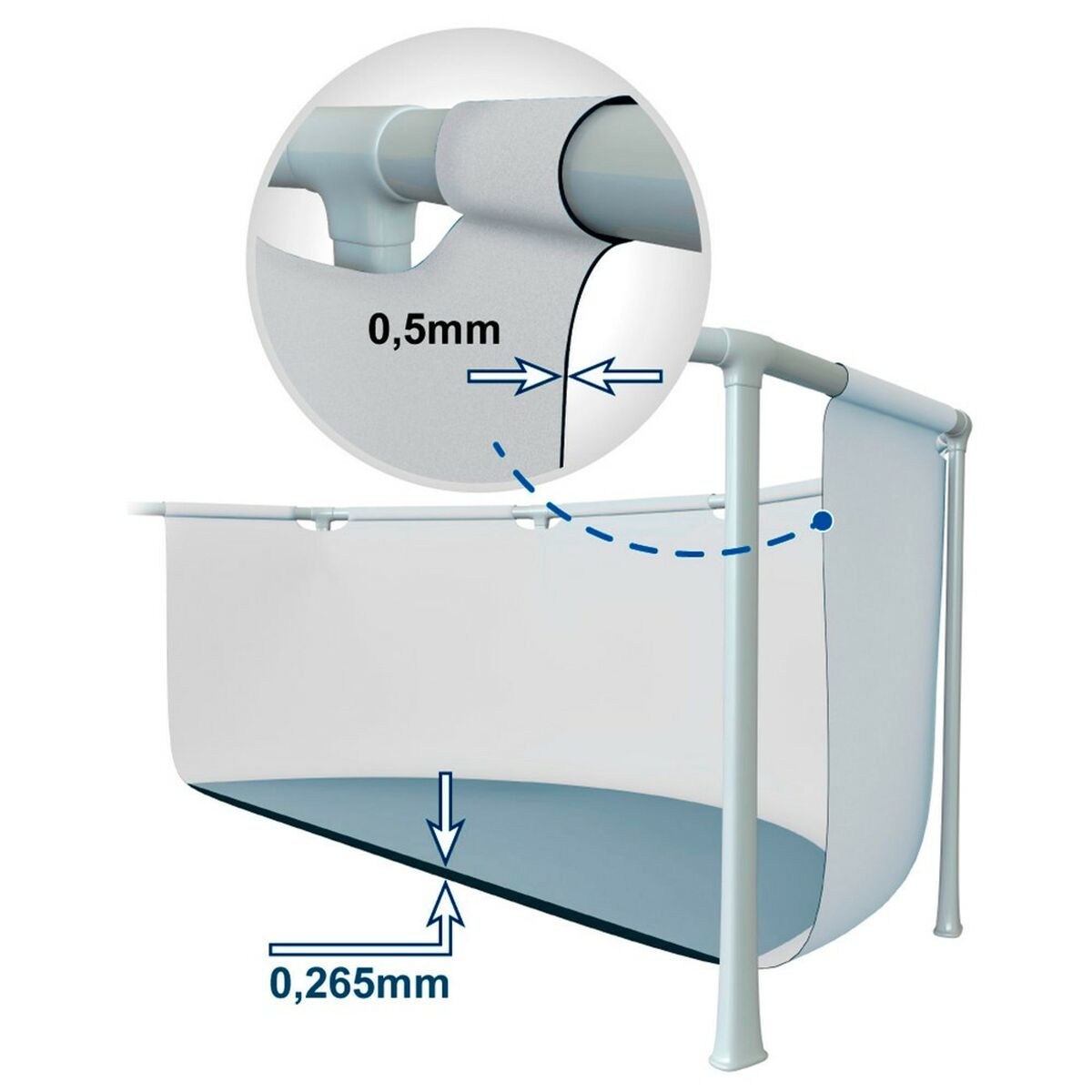 Bollhav Intex 26700NP 4485 L 305 x 76 x 305 cm - 3