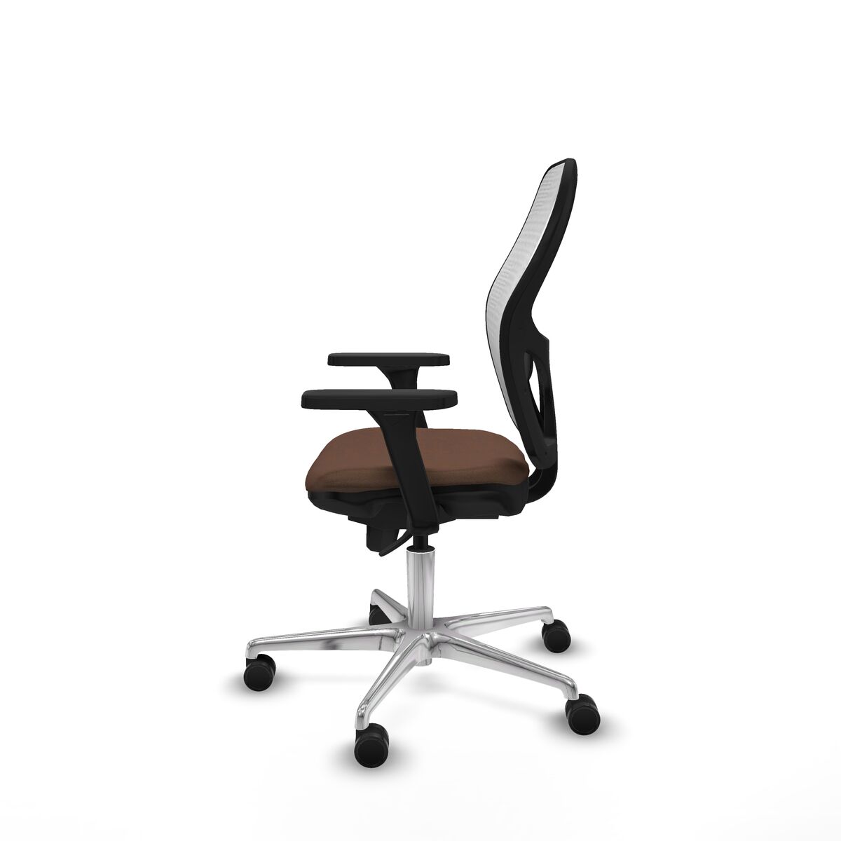 Kontorsstol Piqueras y Crespo 3D086N0 Vit Mörkbrun - 3