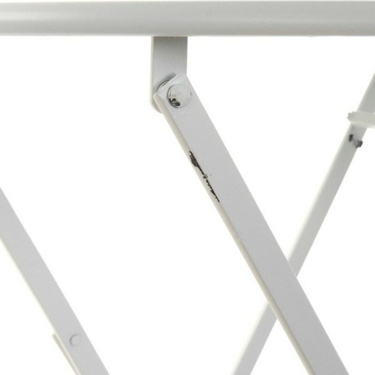Bordsgrupp med 2 stolar DKD Home Decor Vit 80 cm 60 x 60 x 70 cm (3 pcs) - 9