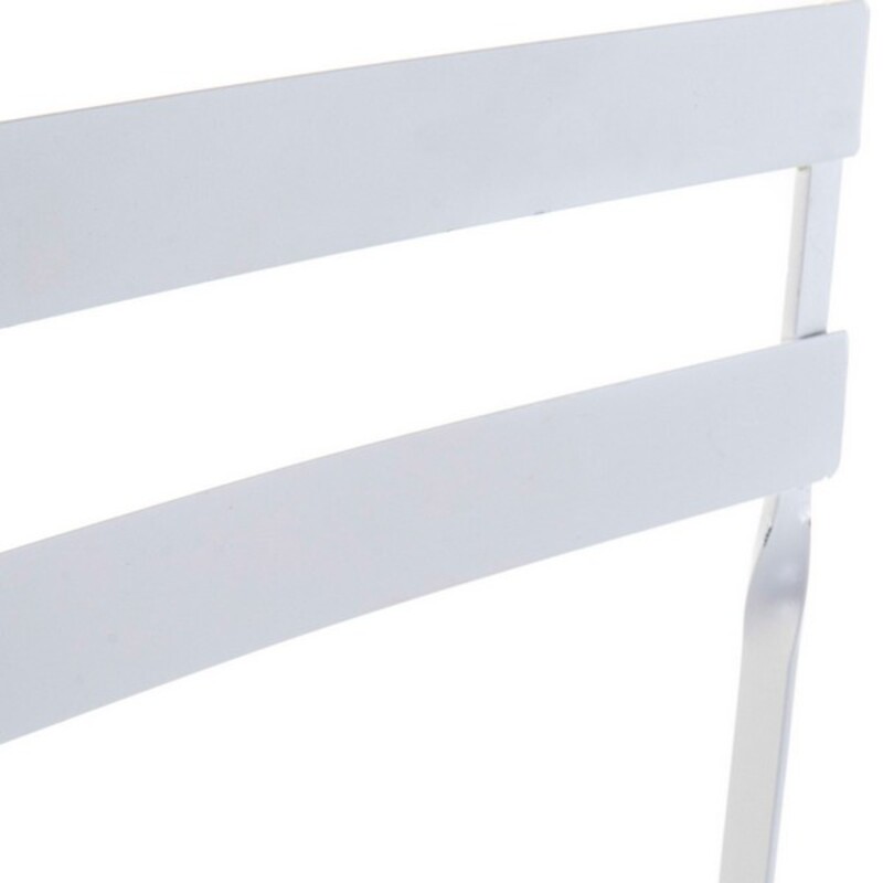Bordsgrupp med 2 stolar DKD Home Decor Vit 80 cm 60 x 60 x 70 cm (3 pcs) - 2