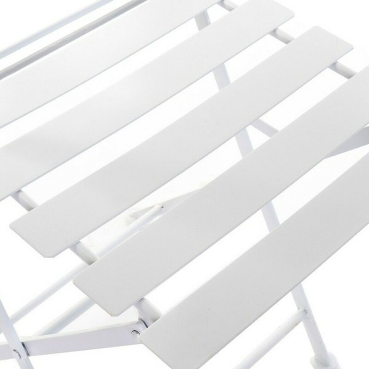 Bordsgrupp med 2 stolar DKD Home Decor Vit 80 cm 60 x 60 x 70 cm (3 pcs) - 8