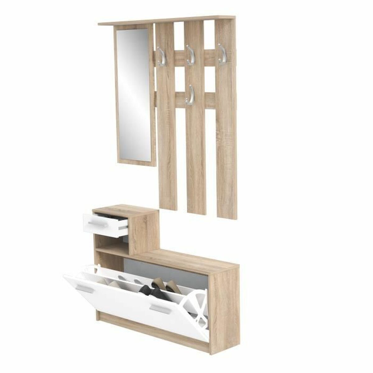Möbelpaket Pili Vit 97,5 x 180 x 25 cm - 2