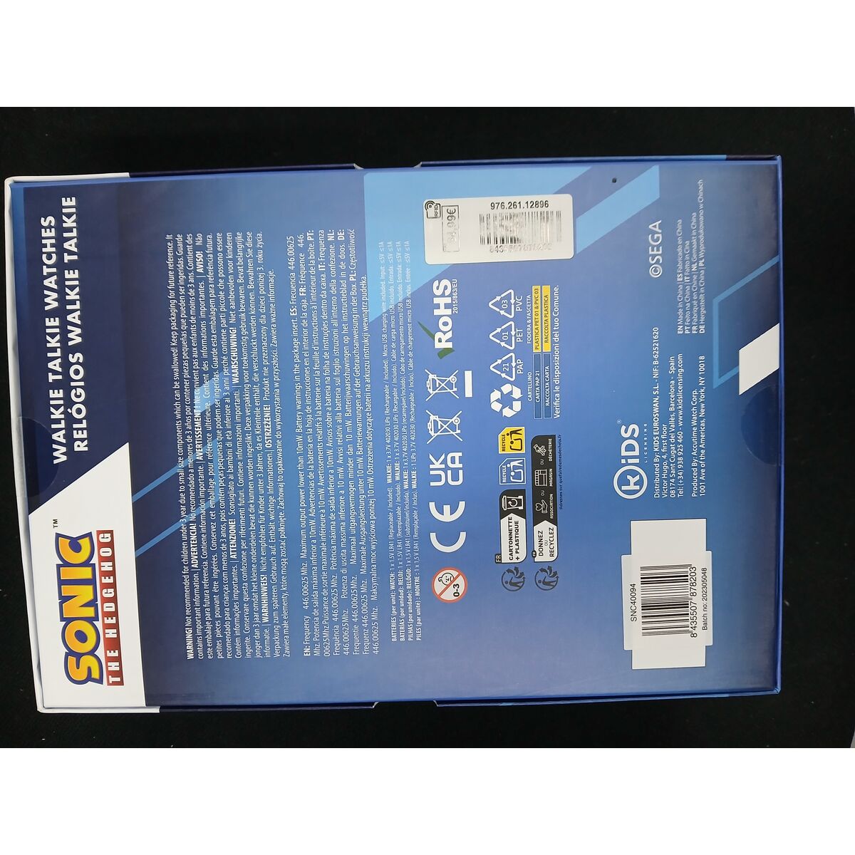 Barnklocka Sonic Walkie-Talkie 2 Delar - 5
