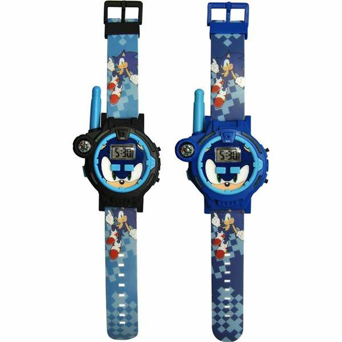 Barnklocka Sonic Walkie-Talkie 2 Delar - 2