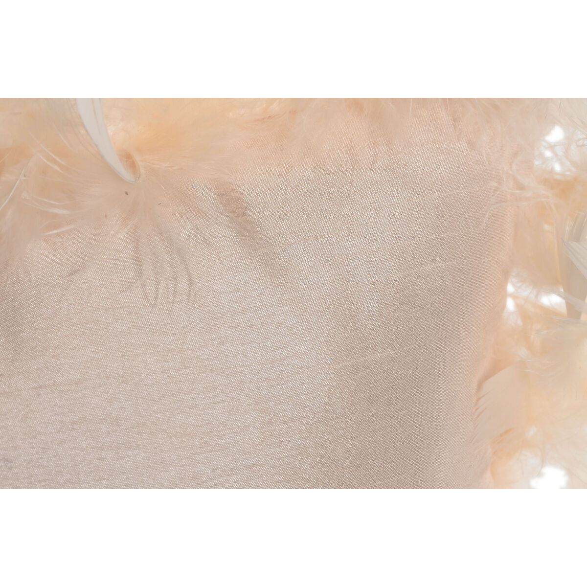 Kudde Home ESPRIT Rosa Fjädrar Chic 40 x 40 cm - 4