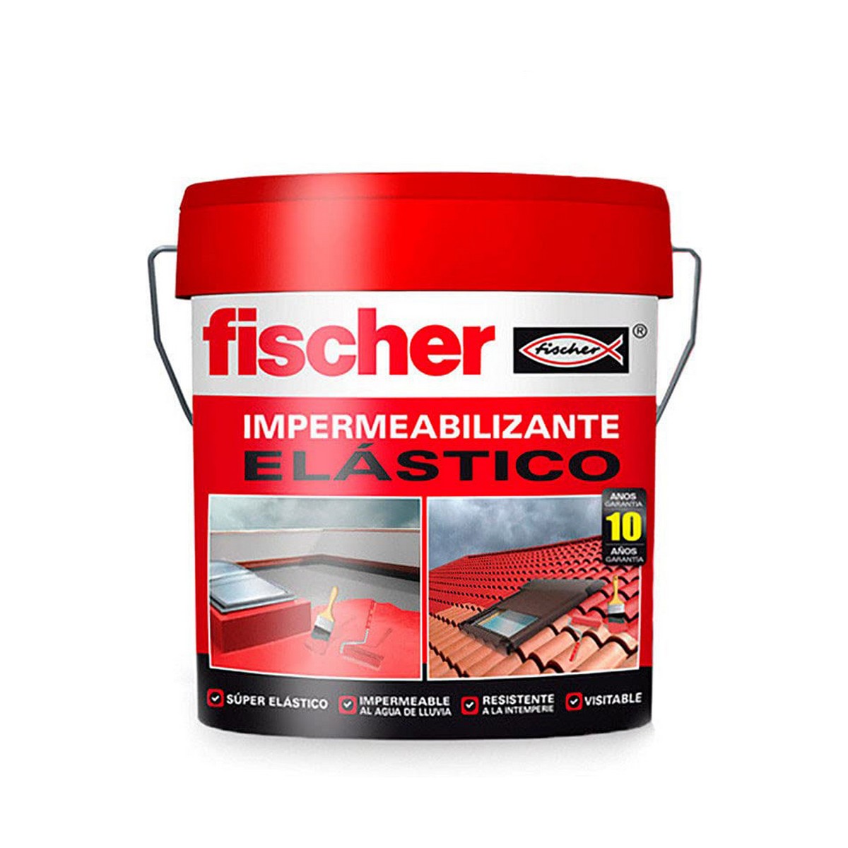 Impregnering Fischer 547159 Grå 4 L - 7