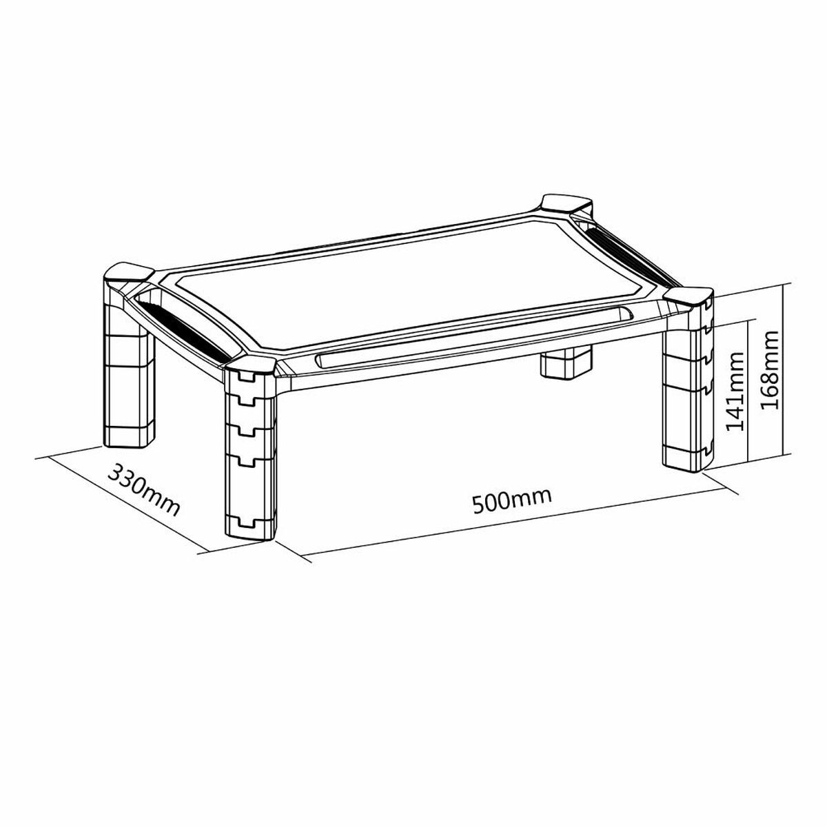 Bordfäste för Skärm Neomounts NSMONITOR20 Svart 10 kg - 2