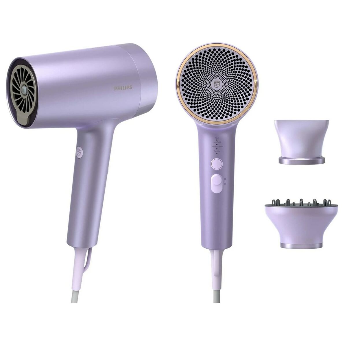 Hårtork Philips BHD723/10 Lila 1800 W - 2