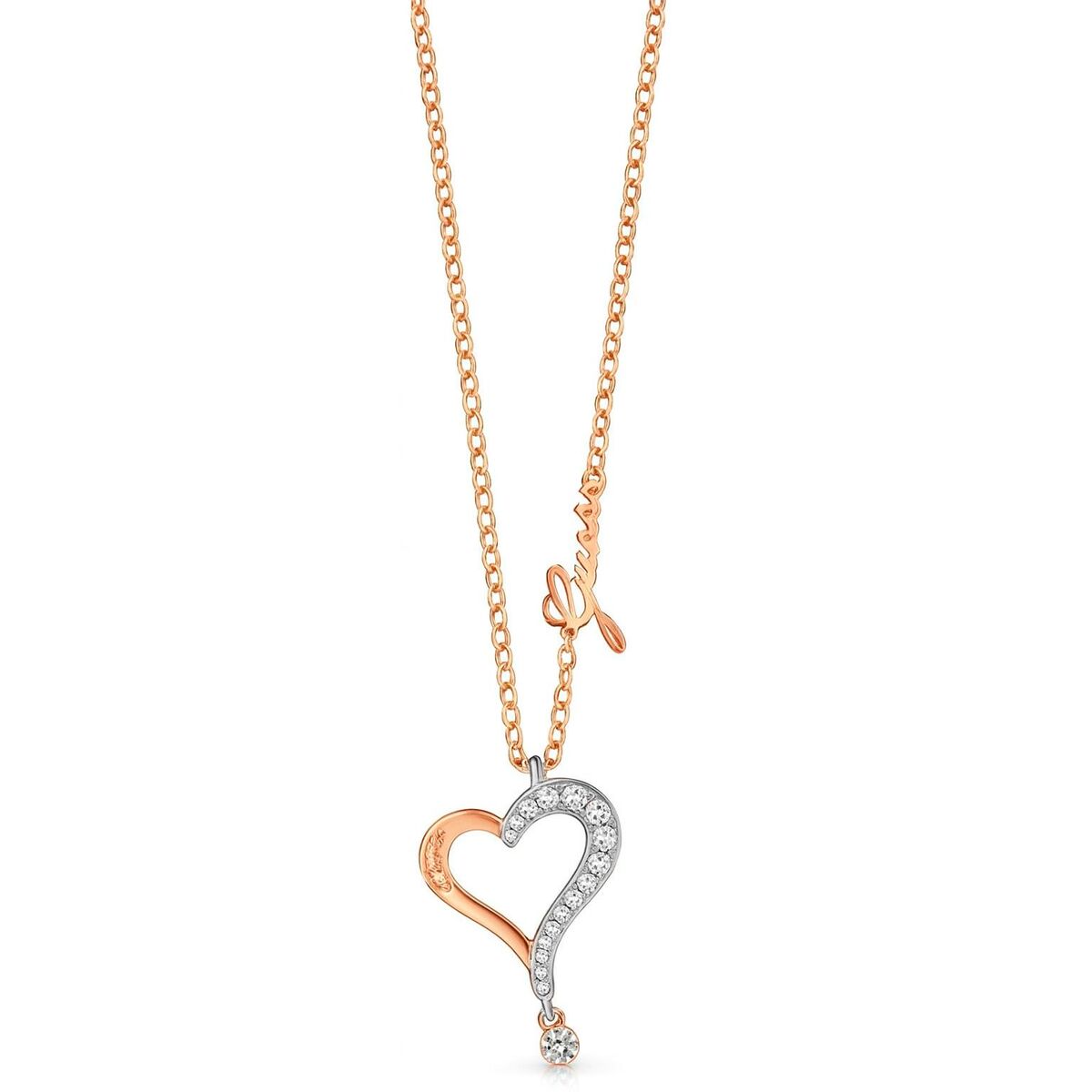 Damhalsband Guess UBN28026 45 cm Silvrig - 2