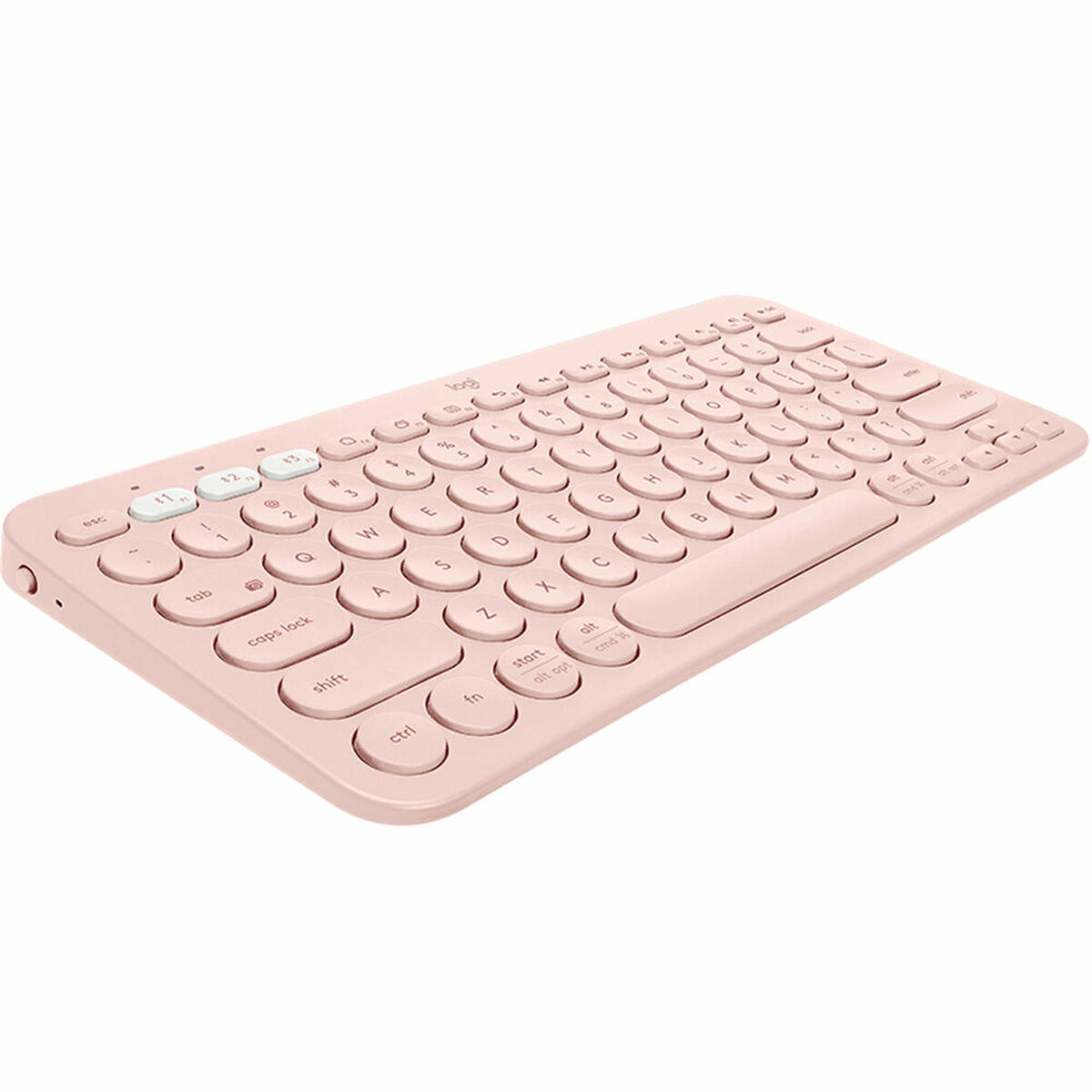 Trådlöst Tangentbord Logitech K380  Rosa Qwerty Spanska - 9