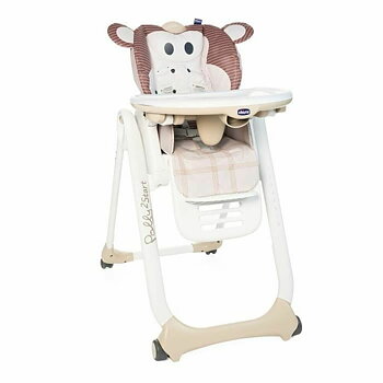 Barnstol Chicco Polly 2 Start Monkey