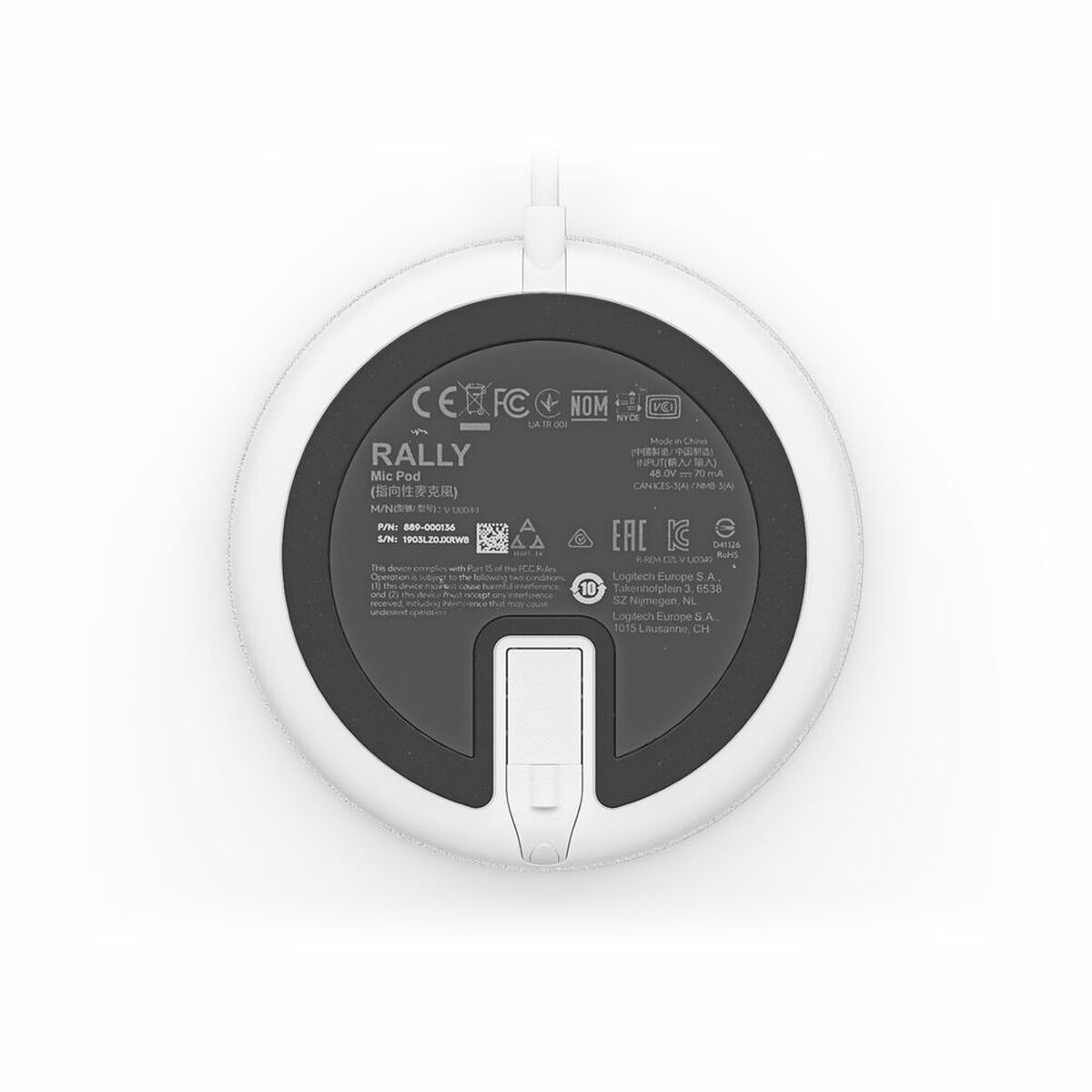 Mikrofon Logitech 952-000038           Vit - 8