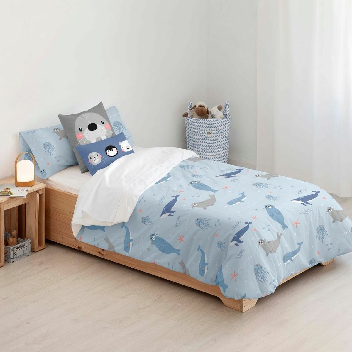 Påslakan Kids&Cotton Tabor Small Blå 175 Trådar 180 x 220 cm 180 x 240 cm - 2