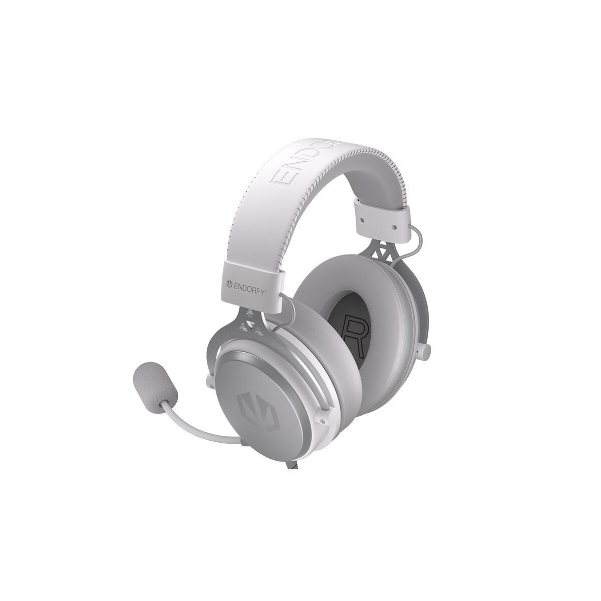 Hörlurar med Mikrofon Endorfy VIRO Onyx Vit - 2
