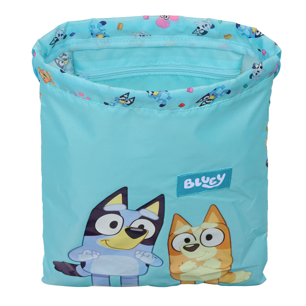 Skopåse med remmar Bluey Himmelsblå 26 x 34 x 1 cm - 4