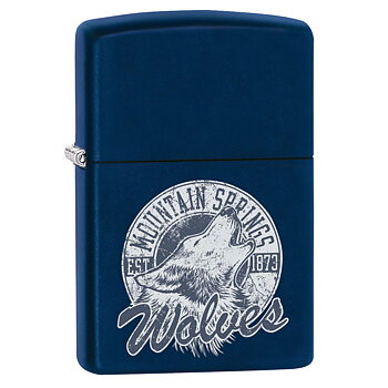 No 239WOL Wolves blue matte