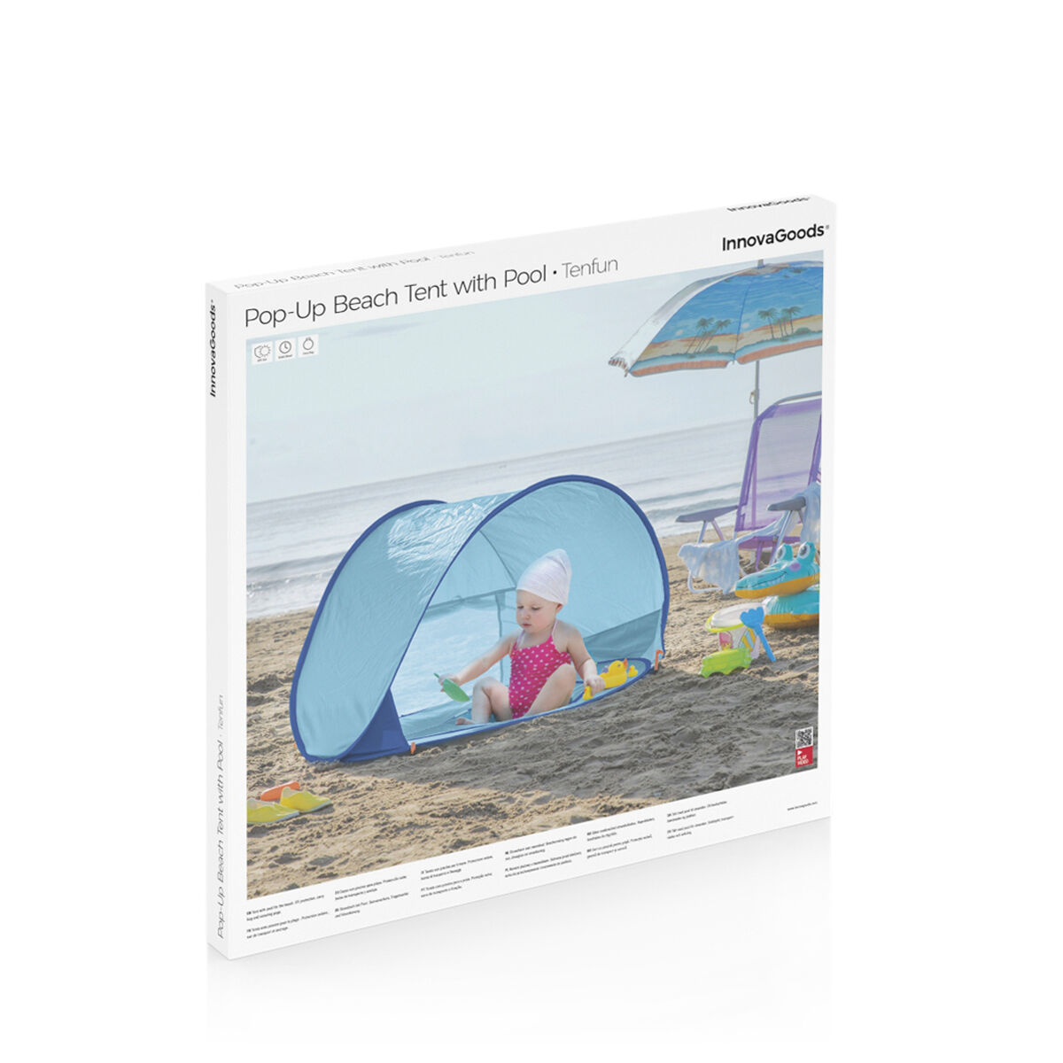 Strandtält med Pool för Barn Tenfun InnovaGoods - 5