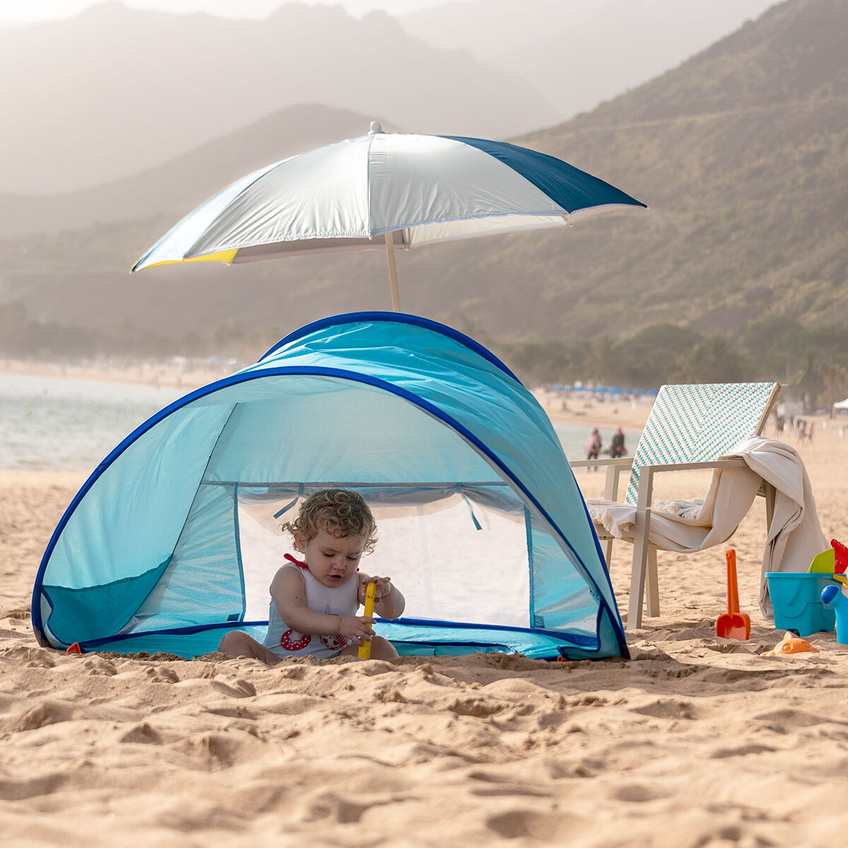 Strandtält med Pool för Barn Tenfun InnovaGoods - 12