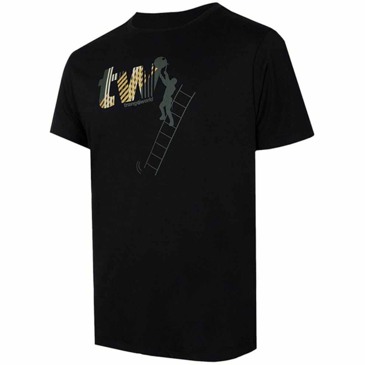 T-shirt med kortärm Herr Trangoworld Konak Svart - 2